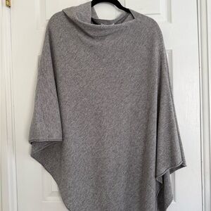The White Company Light Gray Poncho